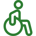 Ícone de fisioterapia para mobilidade reduzida